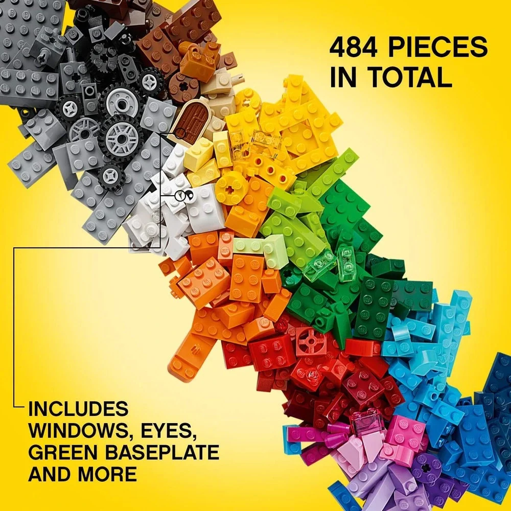 LEGO Classic Medium Creative Brick Box 10696 Building Set 484 Pieces‎ New